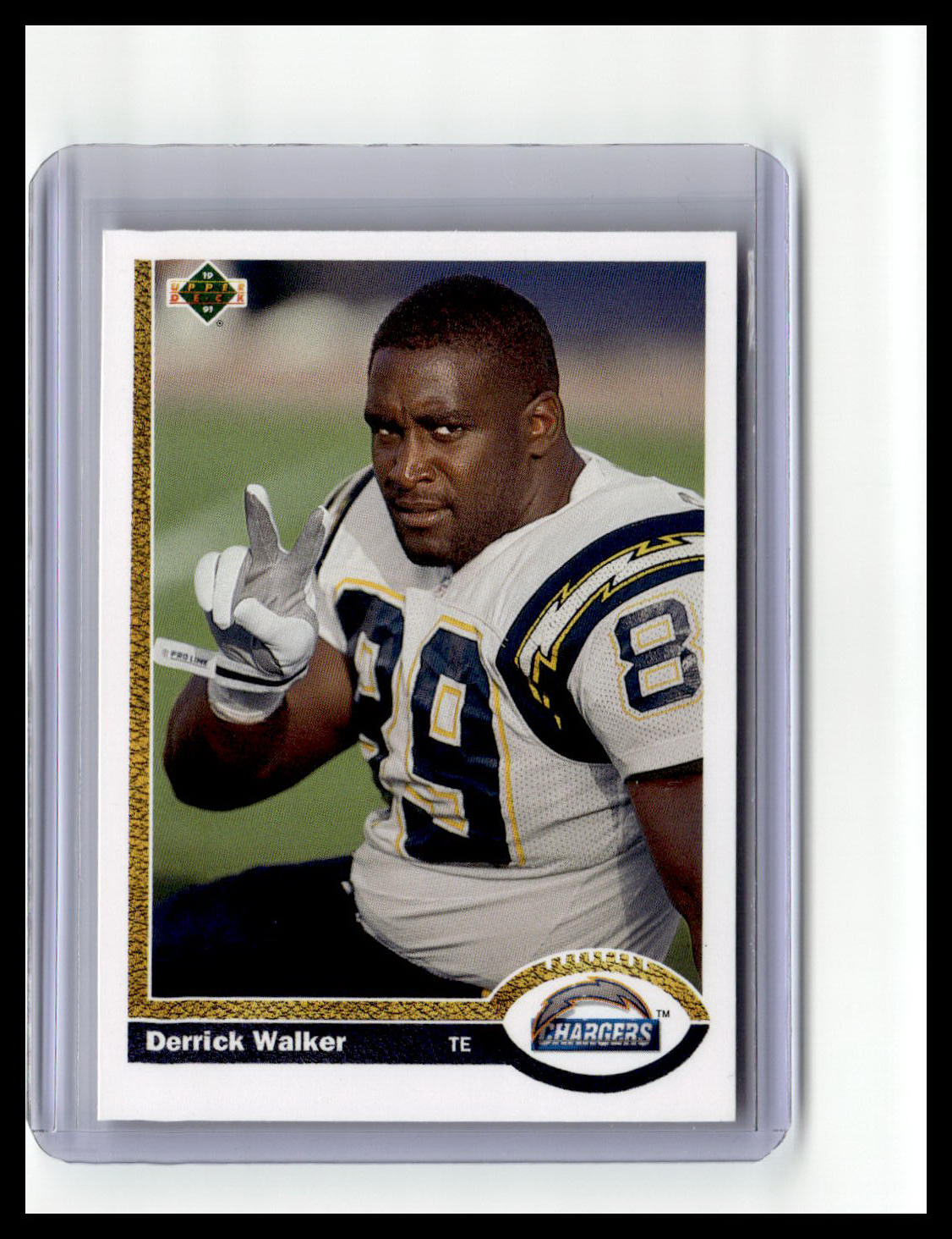 1991 Upper Deck #597 Derrick Walker