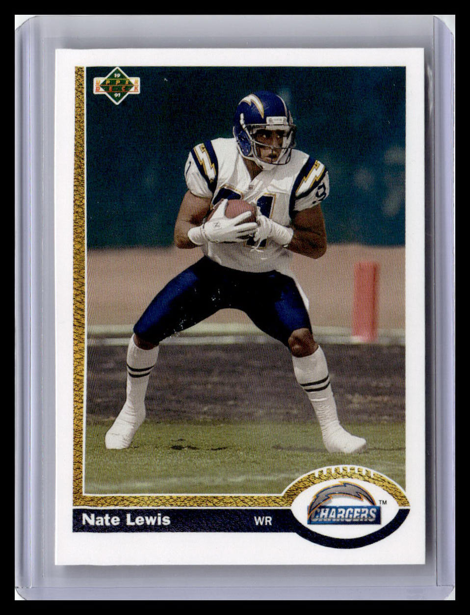 1991 Upper Deck #599 Nate Lewis