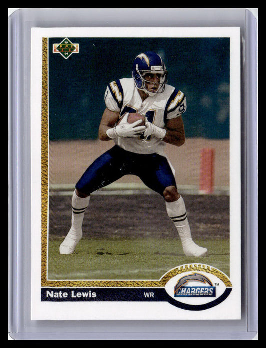 1991 Upper Deck #599 Nate Lewis