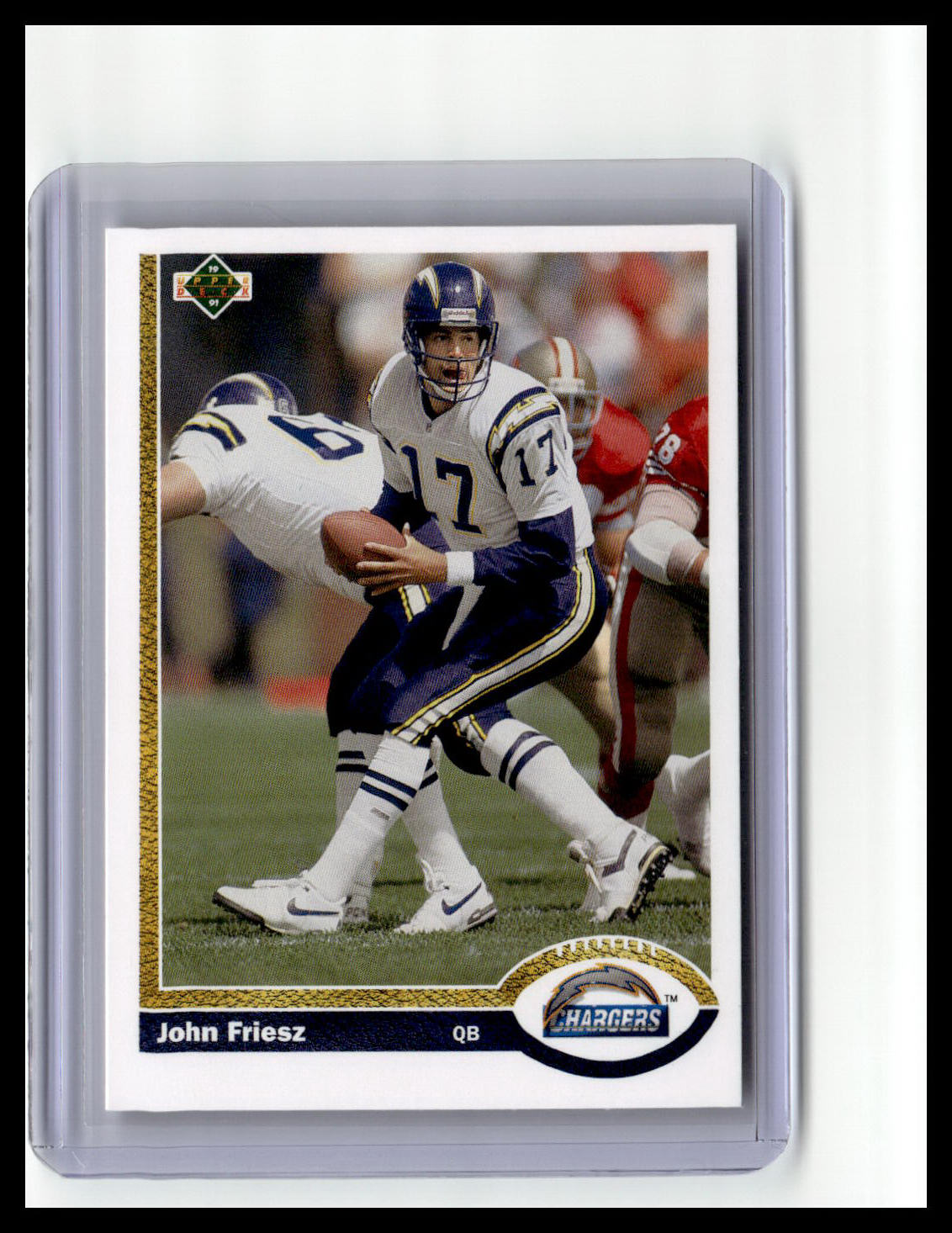 1991 Upper Deck #555 John Friesz