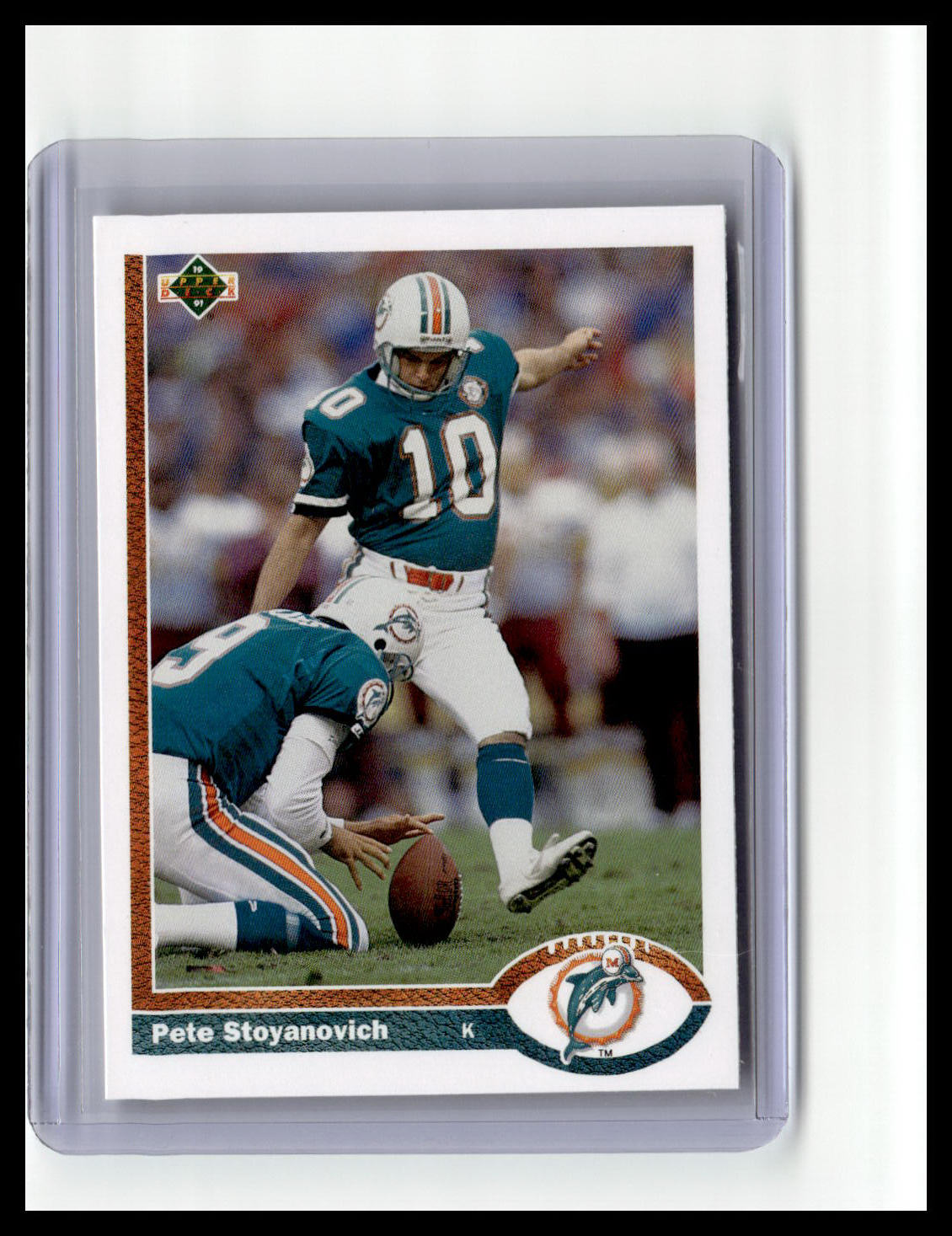 1991 Upper Deck #583 Pete Stoyanovich