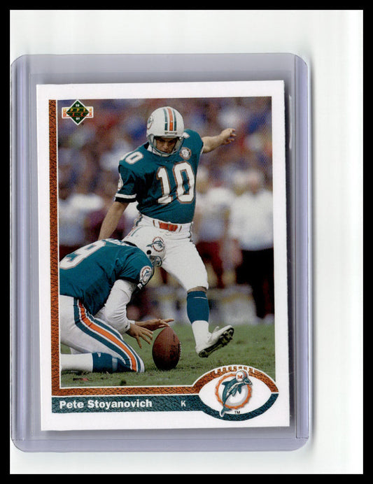 1991 Upper Deck #583 Pete Stoyanovich