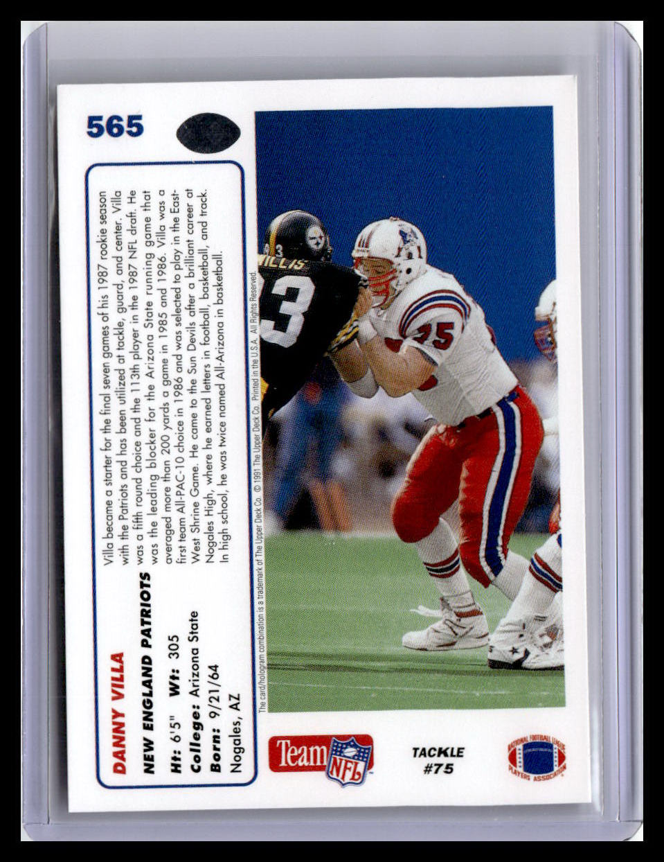 1991 Upper Deck #565 Danny Villa