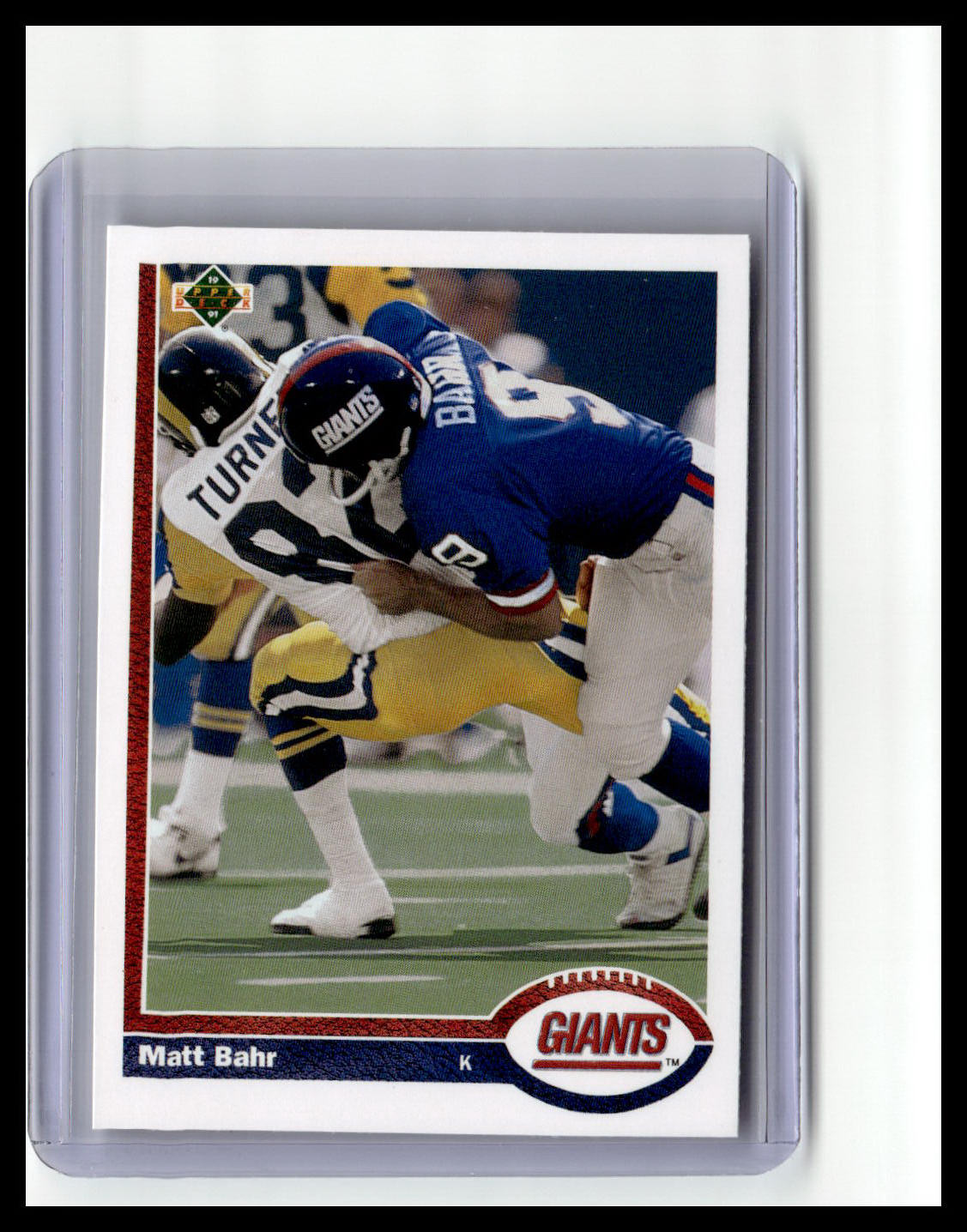 1991 Upper Deck #502 Matt Bahr