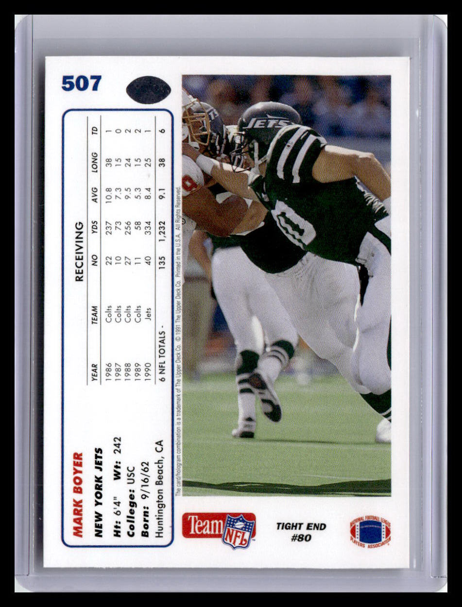 1991 Upper Deck #507 Mark Boyer
