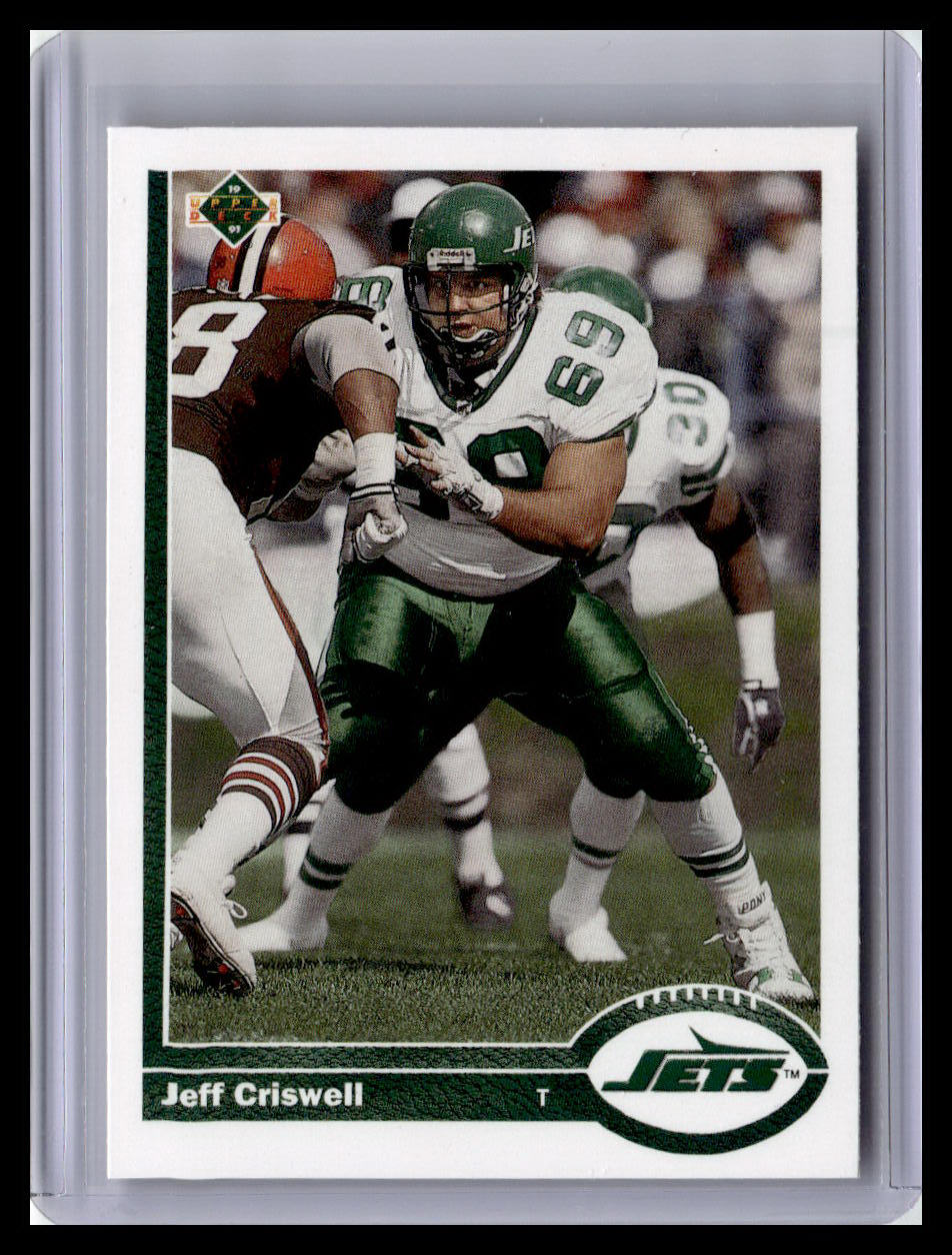1991 Upper Deck #689 Jeff Criswell