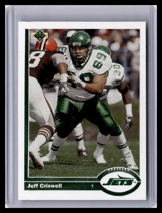 1991 Upper Deck #689 Jeff Criswell