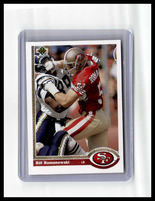 1991 Upper Deck #576 Bill Romanowski