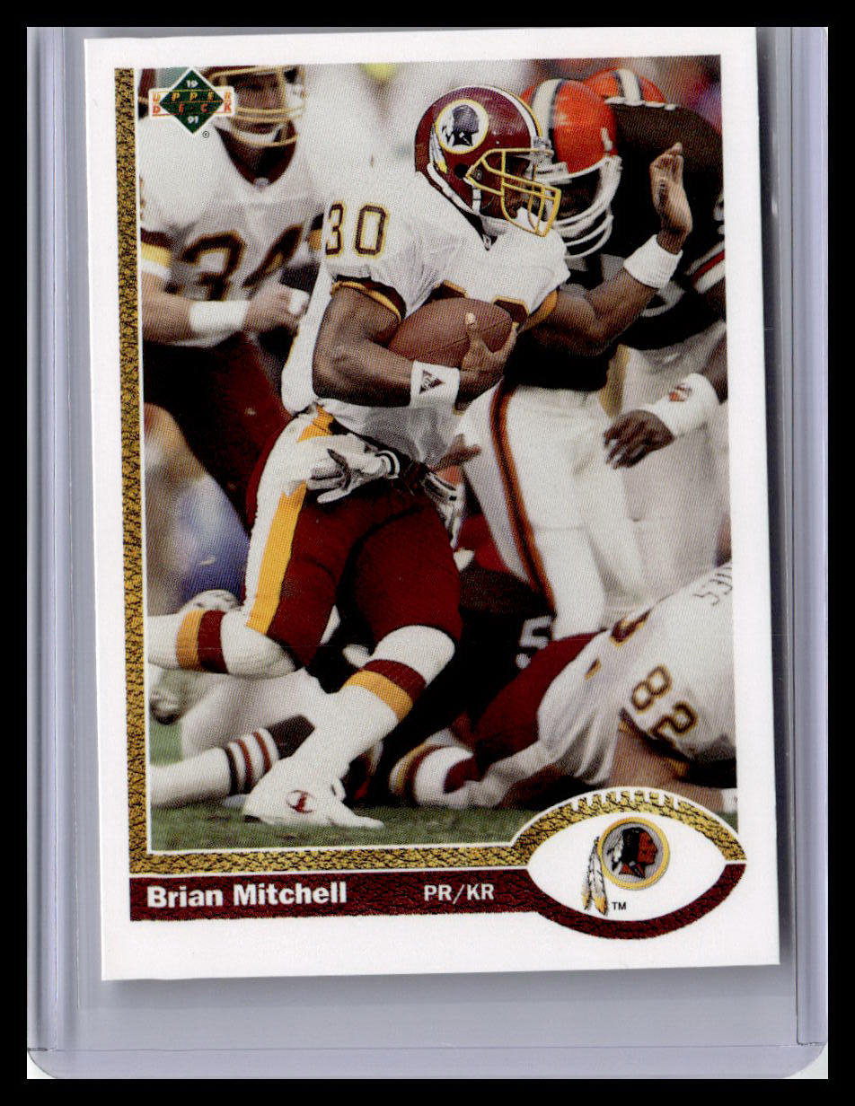 1991 Upper Deck #691 Brian Mitchell