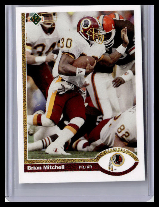 1991 Upper Deck #691 Brian Mitchell