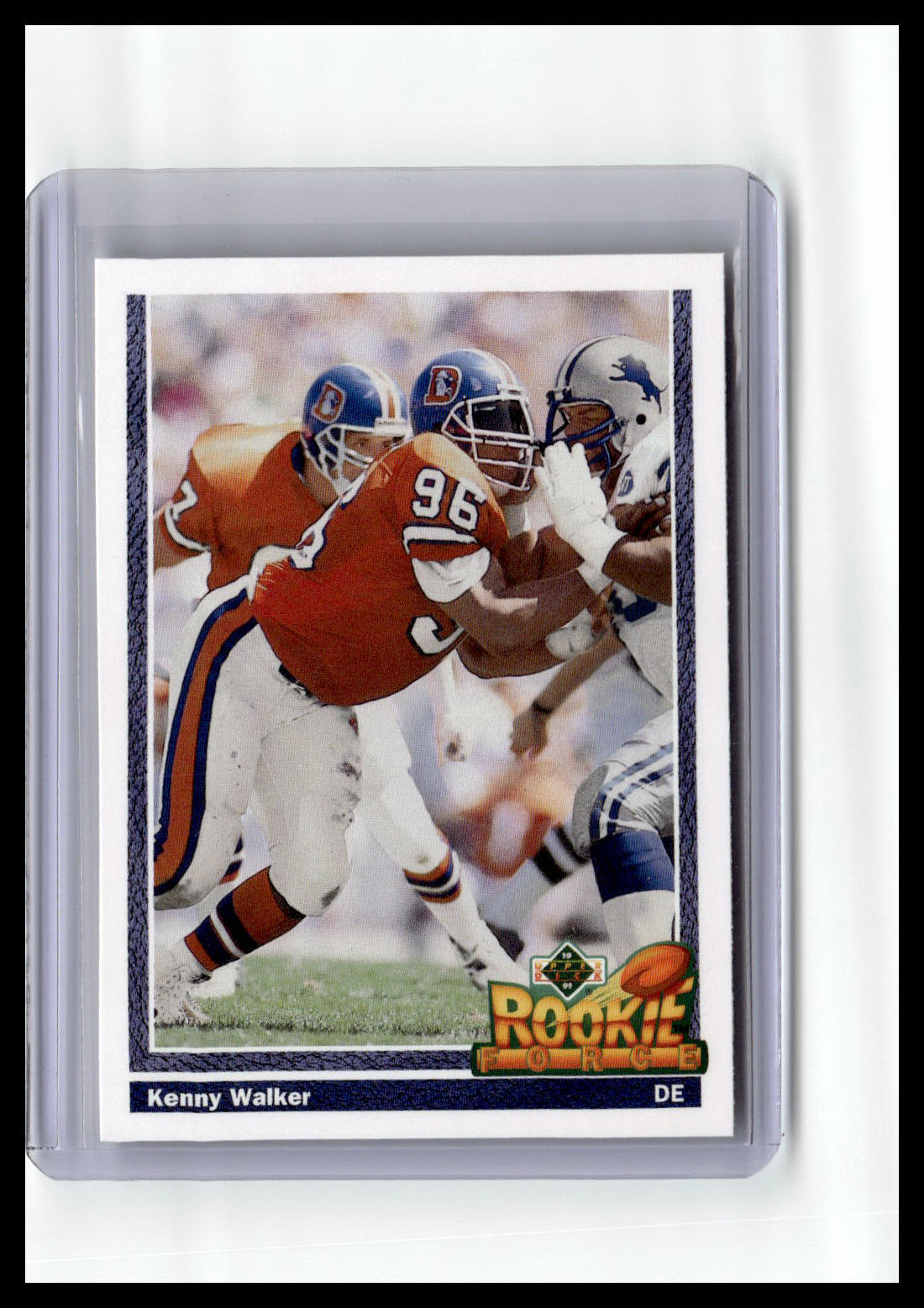 1991 Upper Deck #609 Kenny Walker (RC)