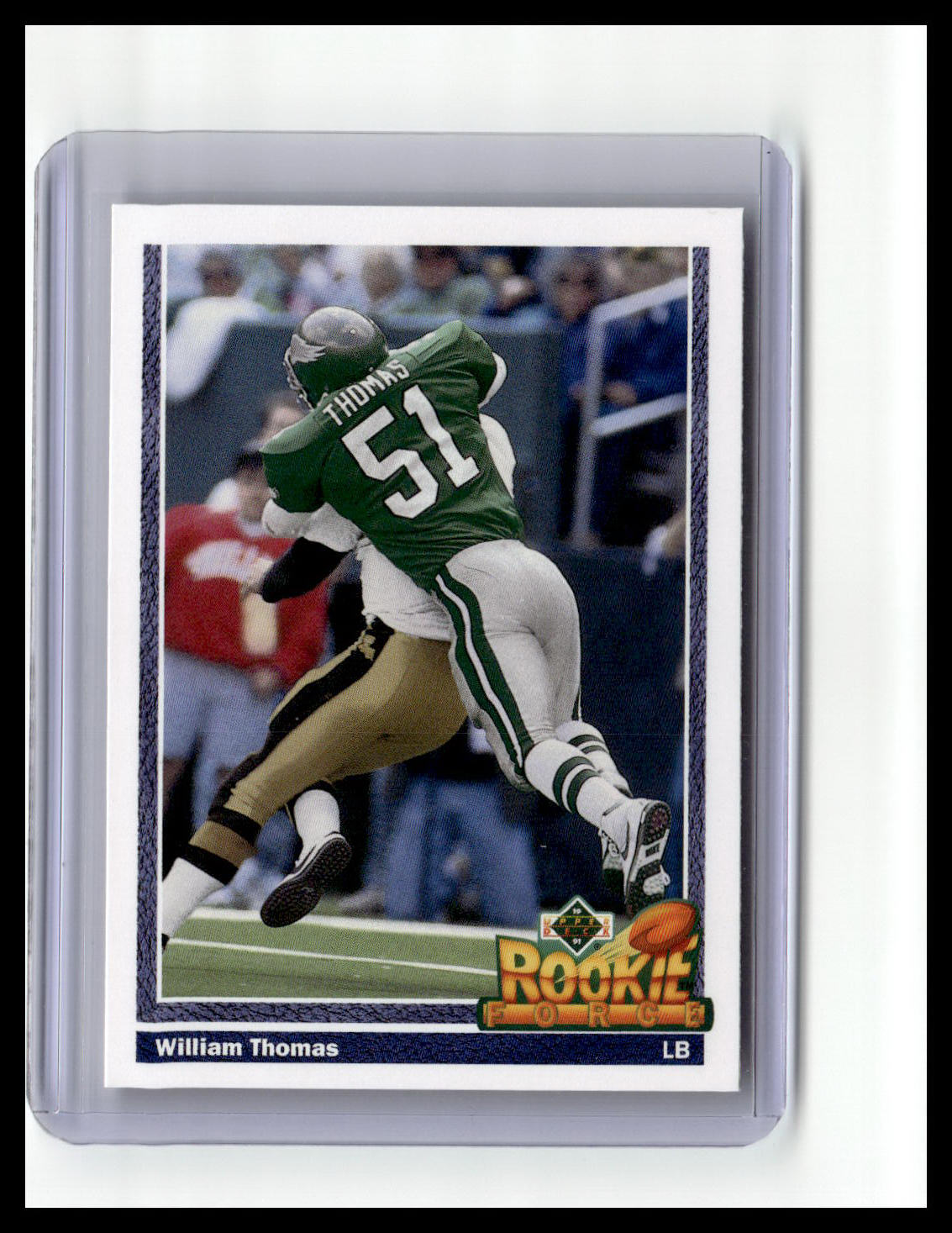 1991 Upper Deck #628 William Thomas (RC)