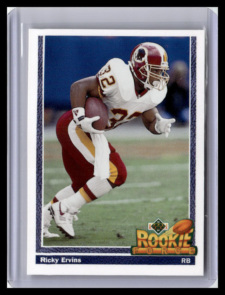1991 Upper Deck #640 Ricky Ervins (RC)