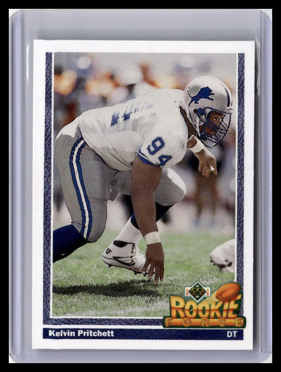 1991 Upper Deck #641 Kelvin Pritchett (RC)