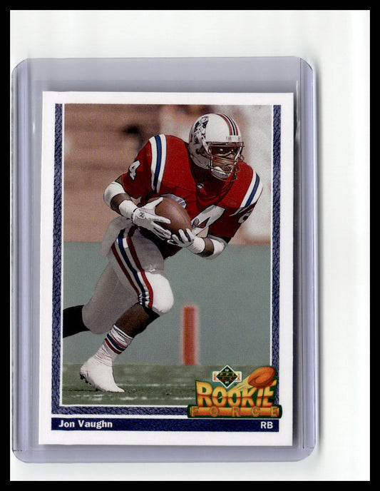 1991 Upper Deck #611 Jon Vaughn (RC)