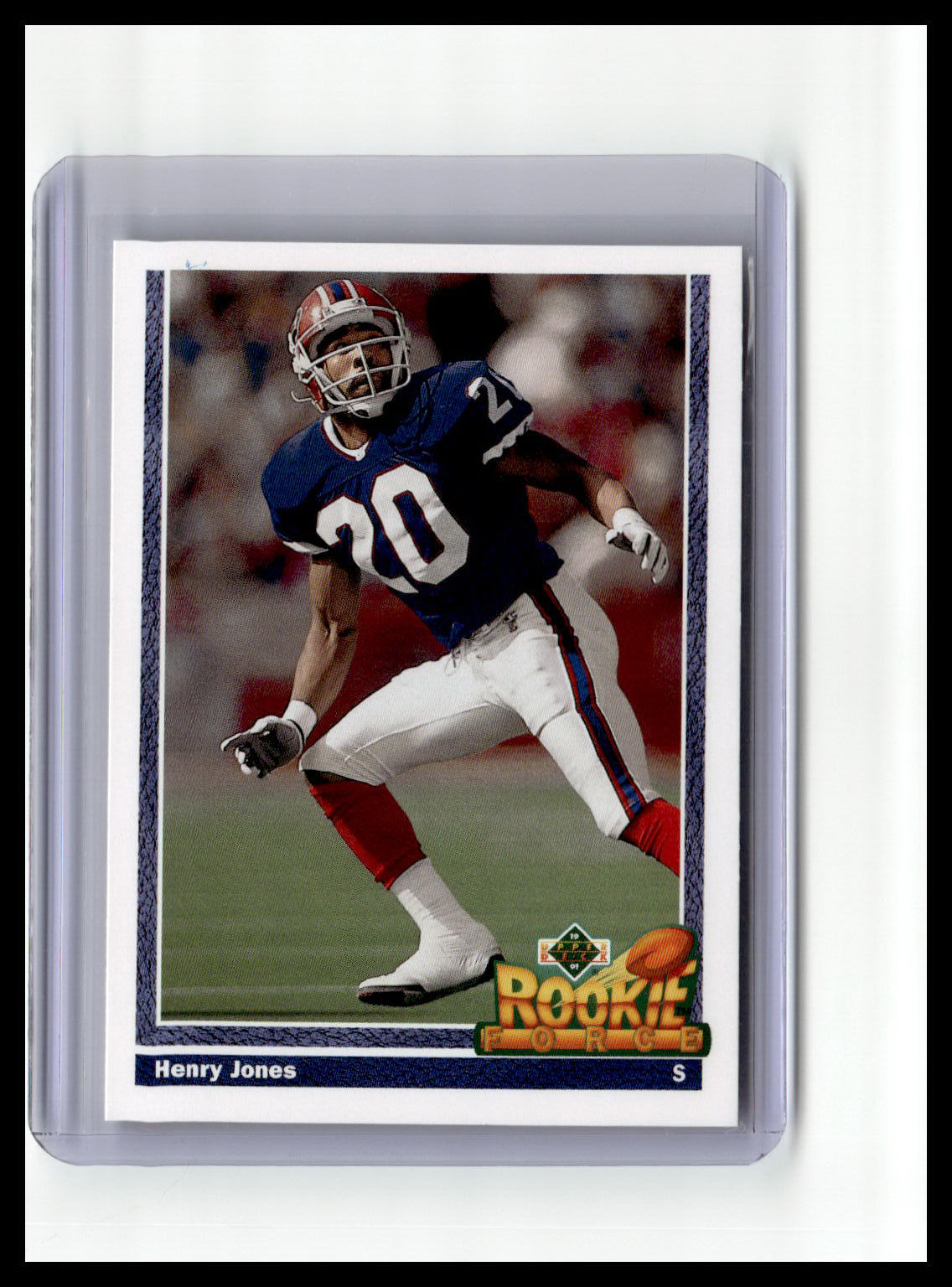 1991 Upper Deck #615 Henry Jones (RC)