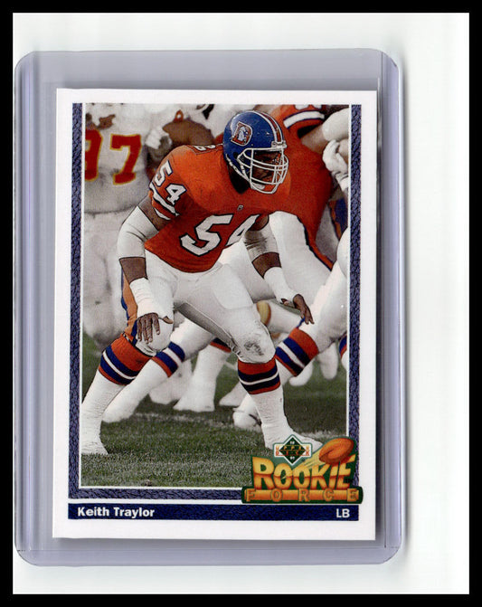 1991 Upper Deck #618 Keith Traylor (RC)