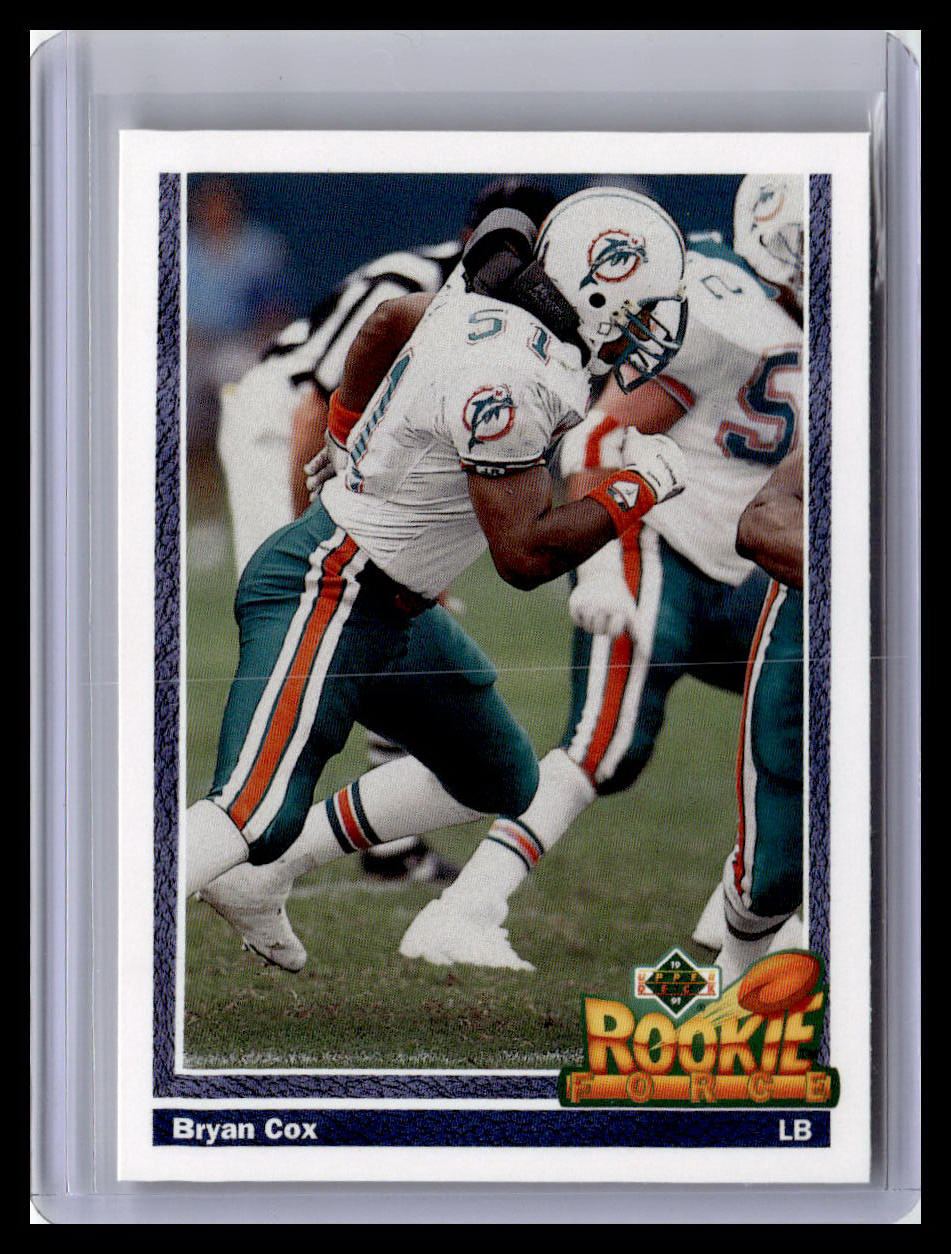 1991 Upper Deck #607 Bryan Cox (RC)