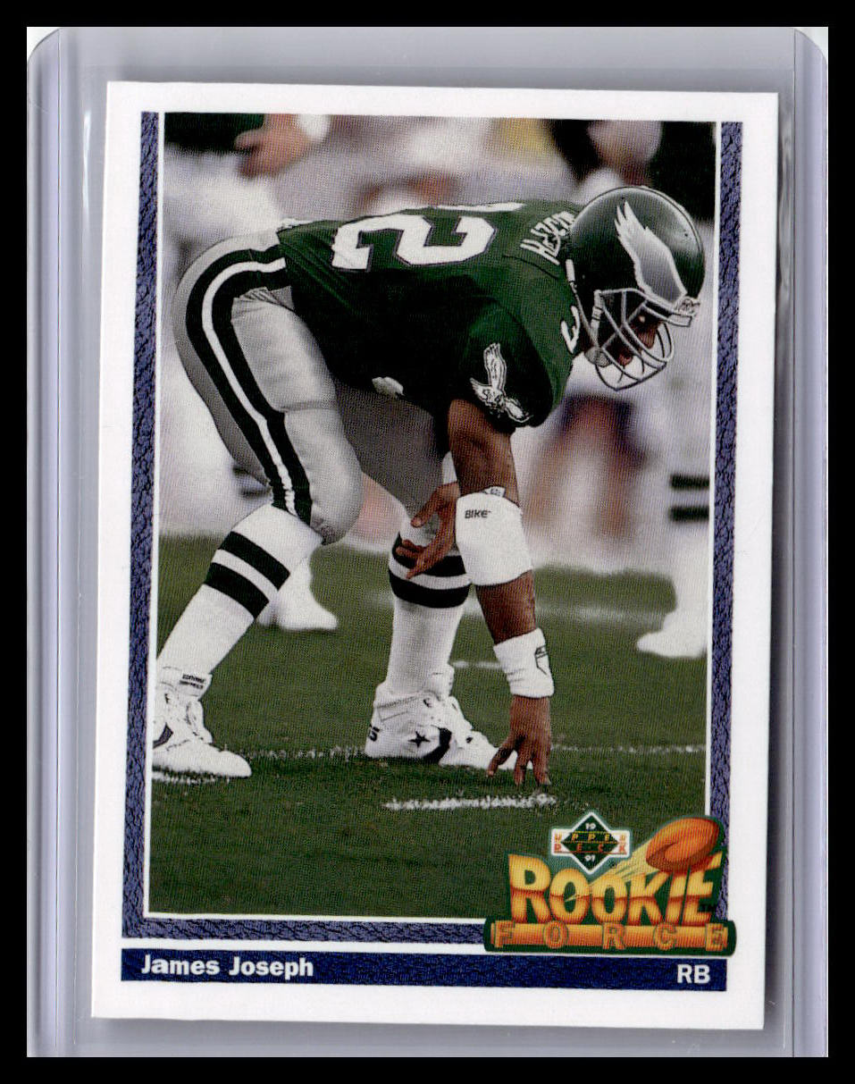 1991 Upper Deck #652 James Joseph (RC)