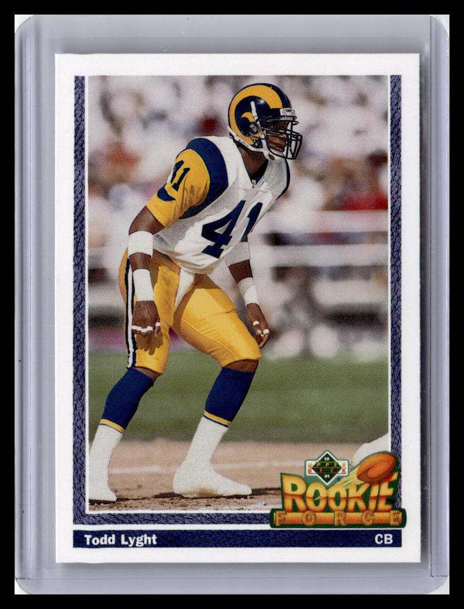1991 Upper Deck #648 Todd Lyght (RC)