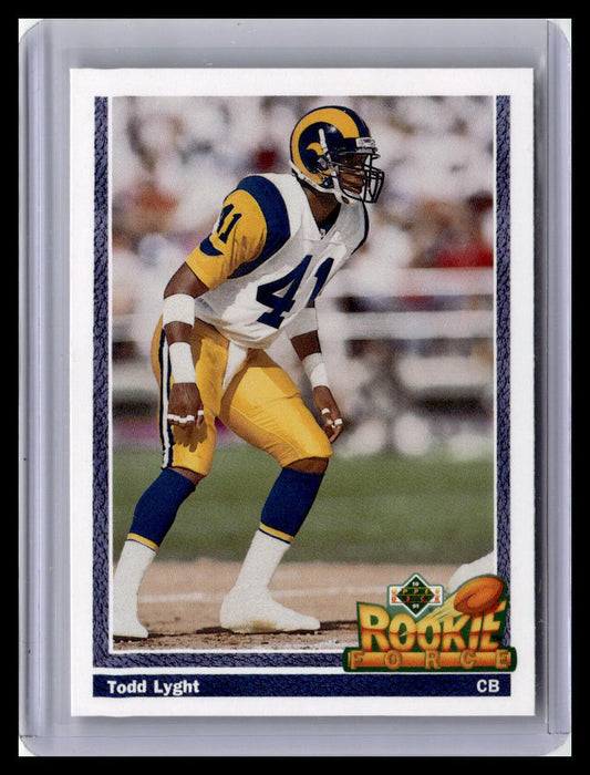 1991 Upper Deck #648 Todd Lyght (RC)