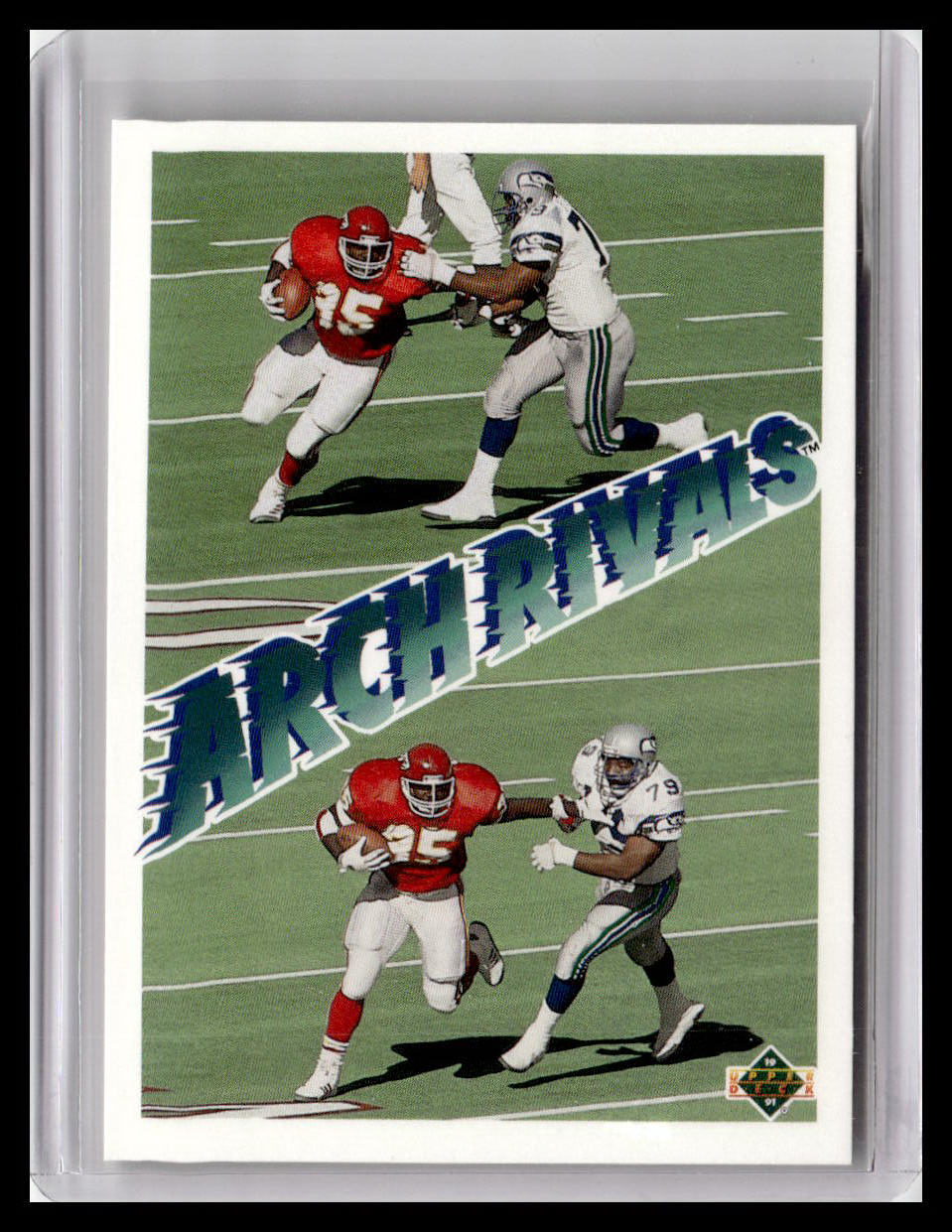 1991 Upper Deck #658 Christian Okoye / Jacob Green