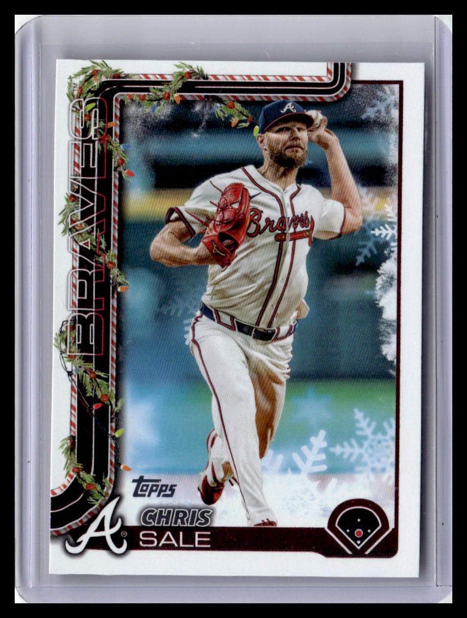 2025 Topps Holiday #H98 Chris Sale Holiday Cookie Variation SP
