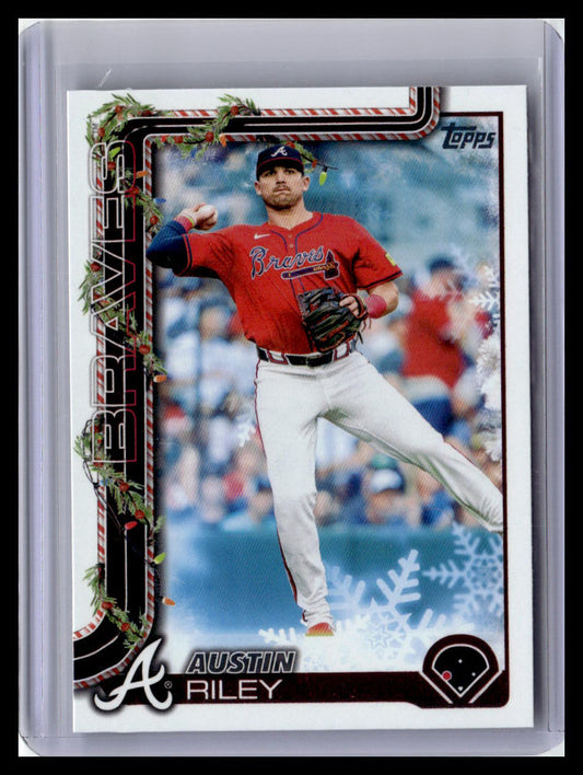 2025 Topps Holiday #H86 Austin Riley