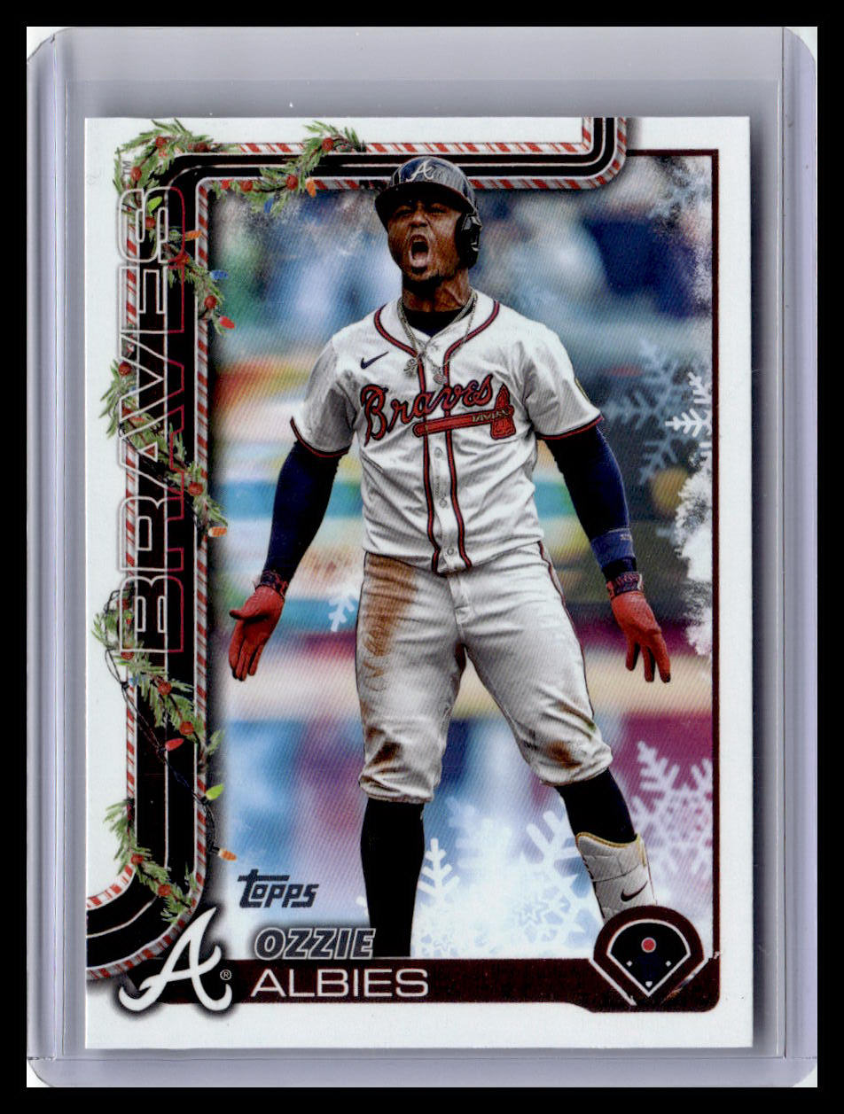 2025 Topps Holiday #H36 Ozzie Albies