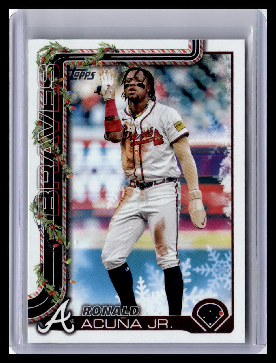 2025 Topps Holiday #H62 Ronald Acuña Jr.