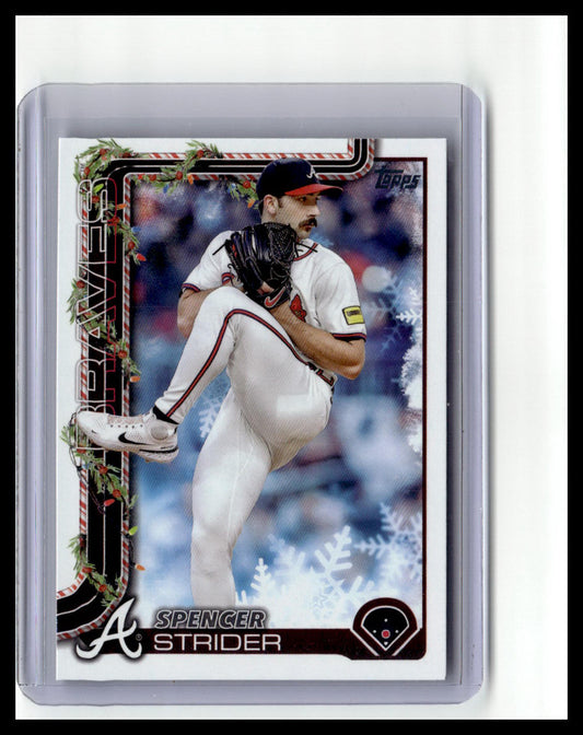 2025 Topps Holiday #H75 Spencer Strider