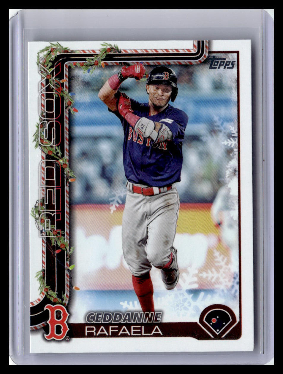 2025 Topps Holiday #H156 Ceddanne Rafaela