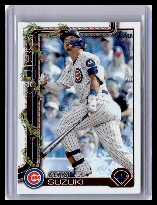 2025 Topps Holiday #H89 Seiya Suzuki