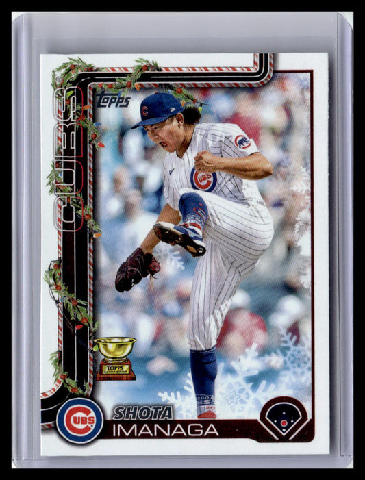 2025 Topps Holiday #H123 Shota Imanaga