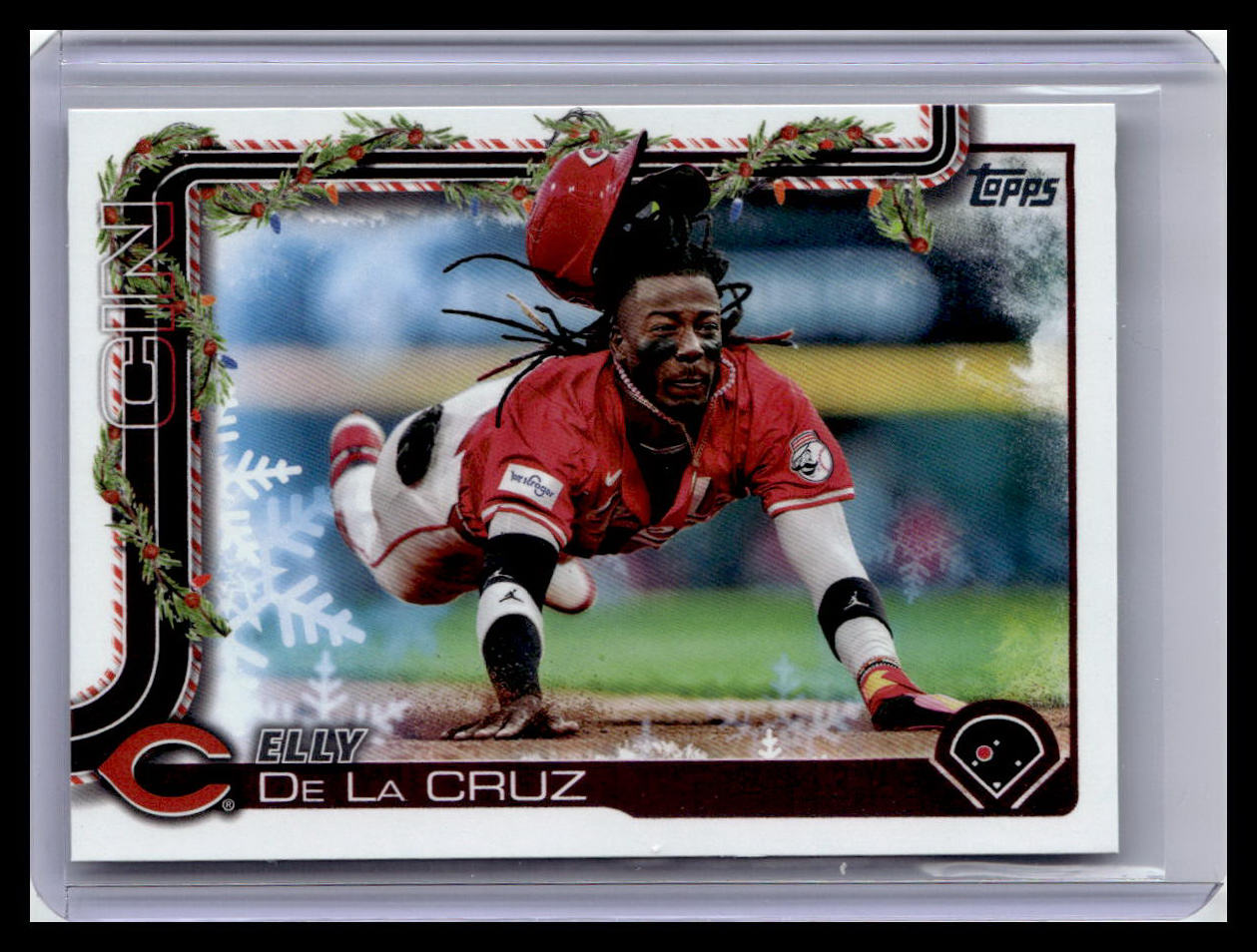 2025 Topps Holiday #H97 Elly De La Cruz