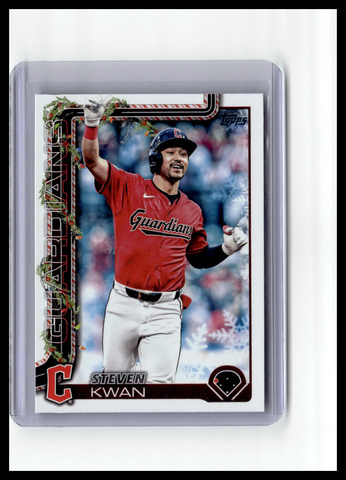 2025 Topps Holiday #H143 Steven Kwan