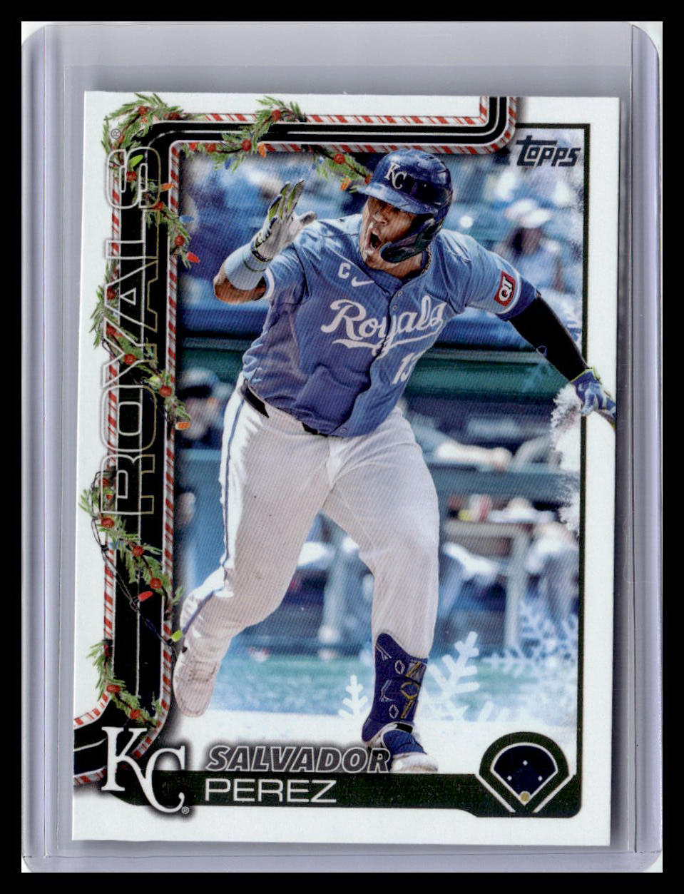 2025 Topps Holiday #H116 Salvador Perez