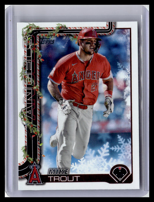 2025 Topps Holiday #H50 Mike Trout