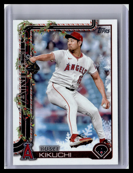 2025 Topps Holiday #H59 Yusei Kikuchi