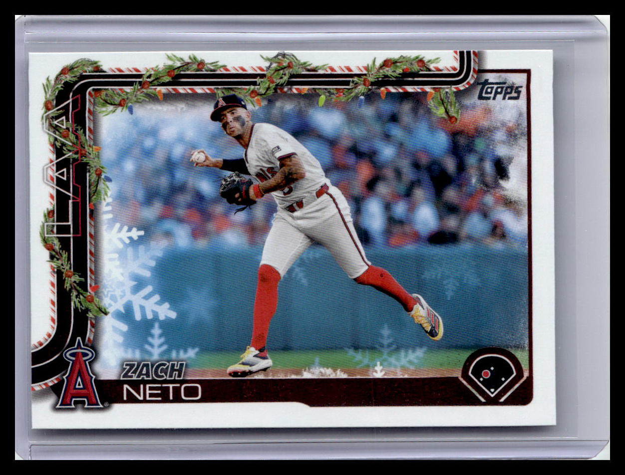 2025 Topps Holiday #H149 Zach Neto