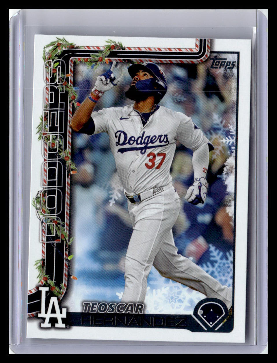2025 Topps Holiday #H164 Teoscar Hernández