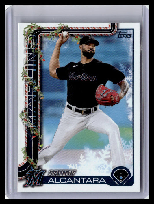 2025 Topps Holiday #H144 Sandy Alcantara