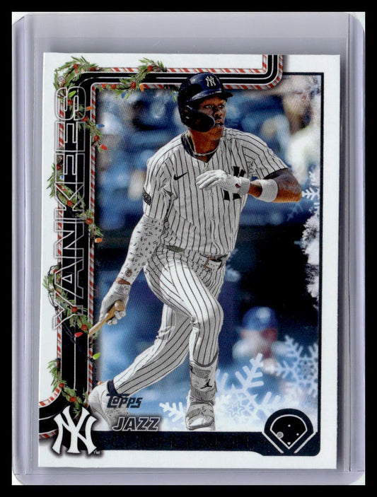 2025 Topps Holiday #H176 Jazz Chisholm Jr.