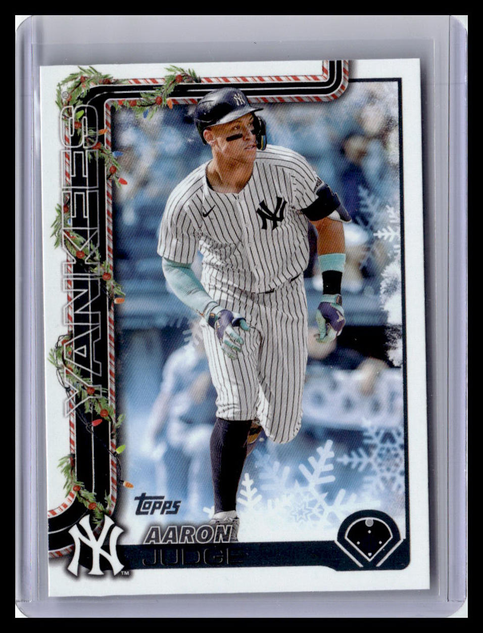 2025 Topps Holiday #H161 Aaron Judge