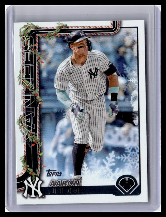 2025 Topps Holiday #H161 Aaron Judge