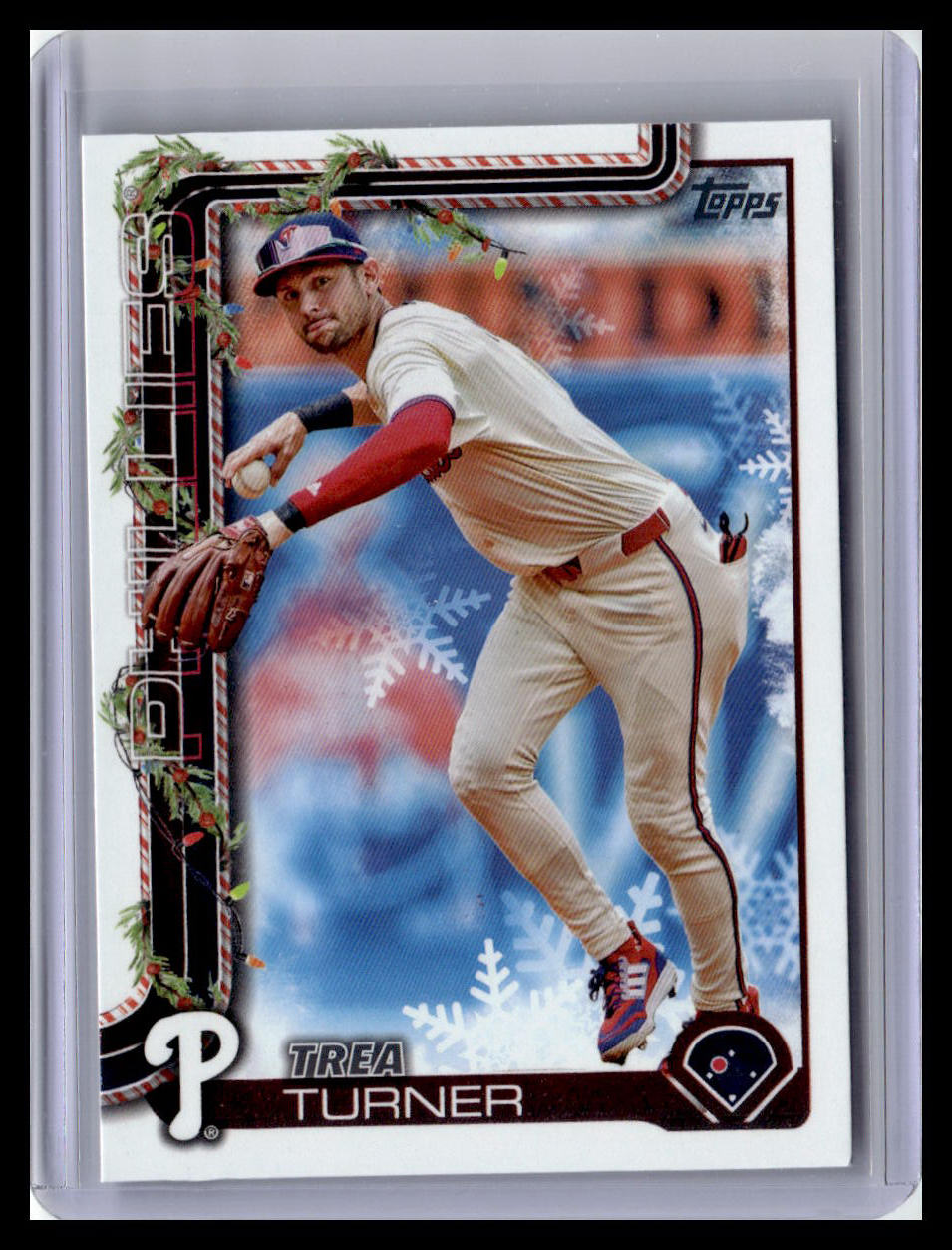 2025 Topps Holiday #H90 Trea Turner
