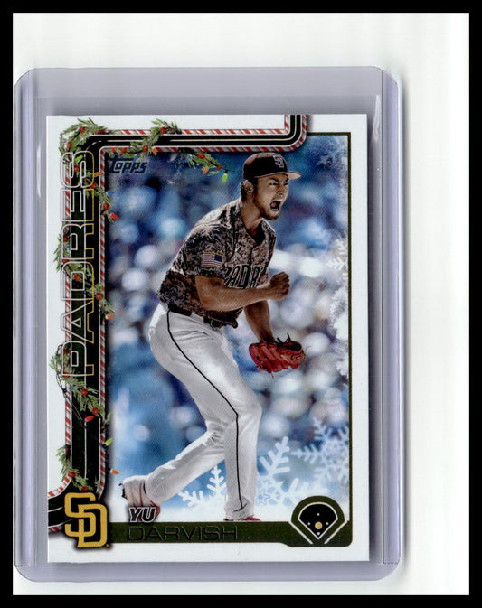 2025 Topps Holiday #H88 Yu Darvish
