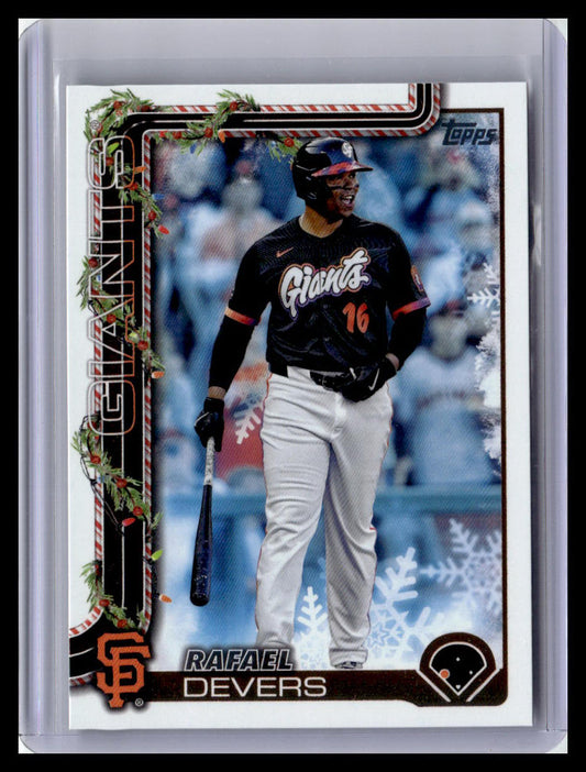2025 Topps Holiday #H190 Rafael Devers
