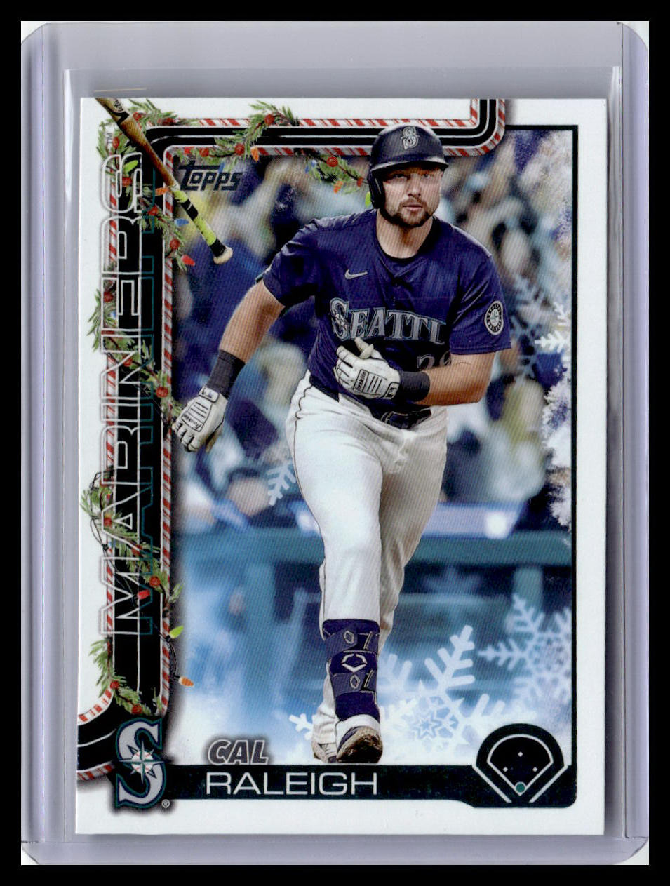 2025 Topps Holiday #H54 Cal Raleigh