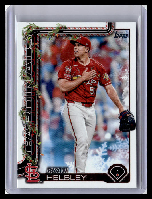 2025 Topps Holiday #H178 Ryan Helsley